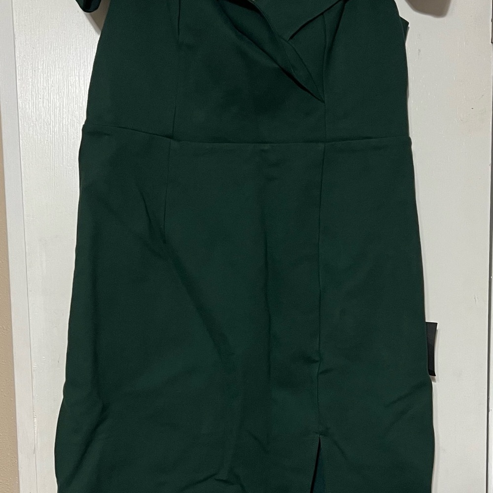 Lulu's Dark Green Mini Dress